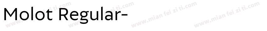 Molot Regular字体转换